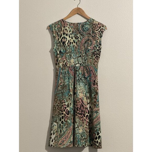 Jonathan Martin Women's Multi Color Pullover Empire Dress Size Small - Picture 7 of 7